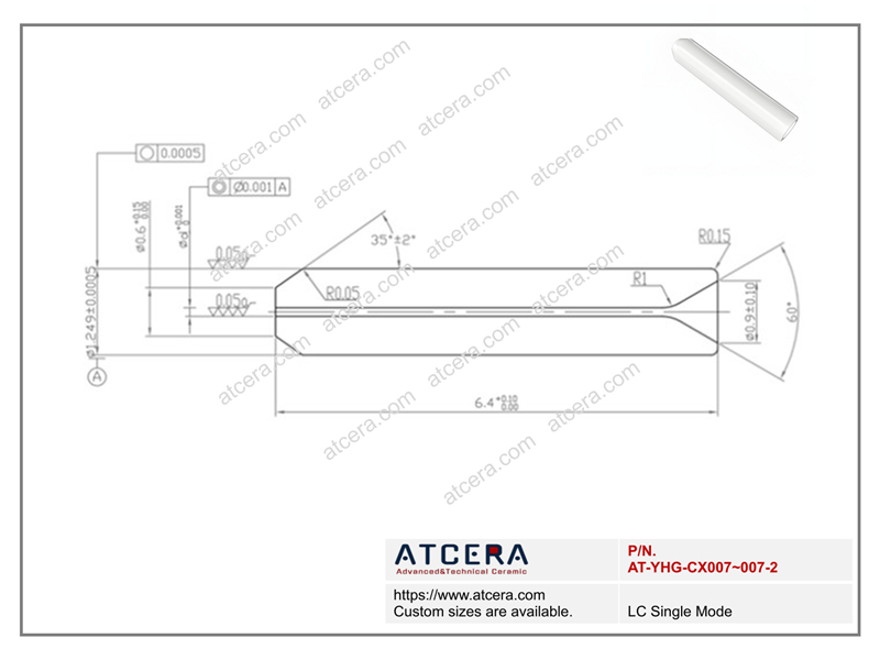 Drawing of LC Single Mode