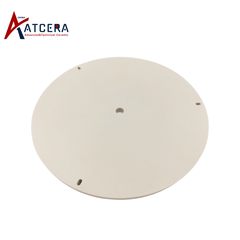 Aluminum nitride plate