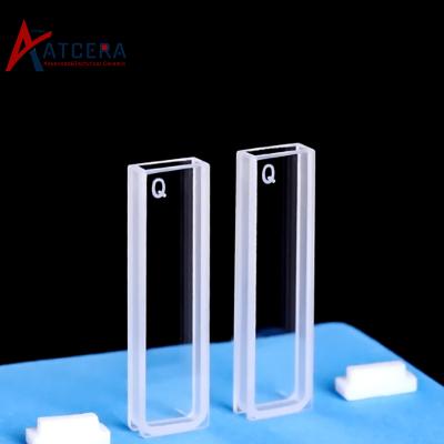Quartz cuvette cells with lid
