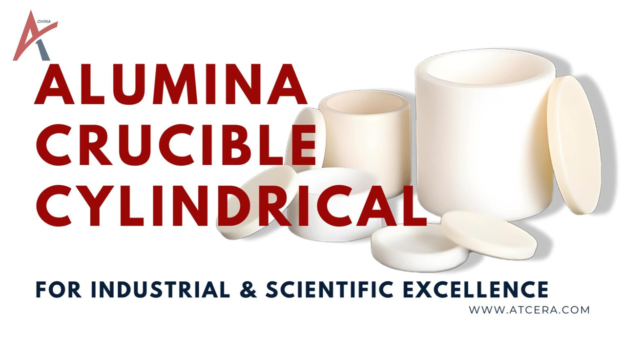 ATCERA丨Cylindrical Alumina Crucible for Industrial & Scientific Excellence