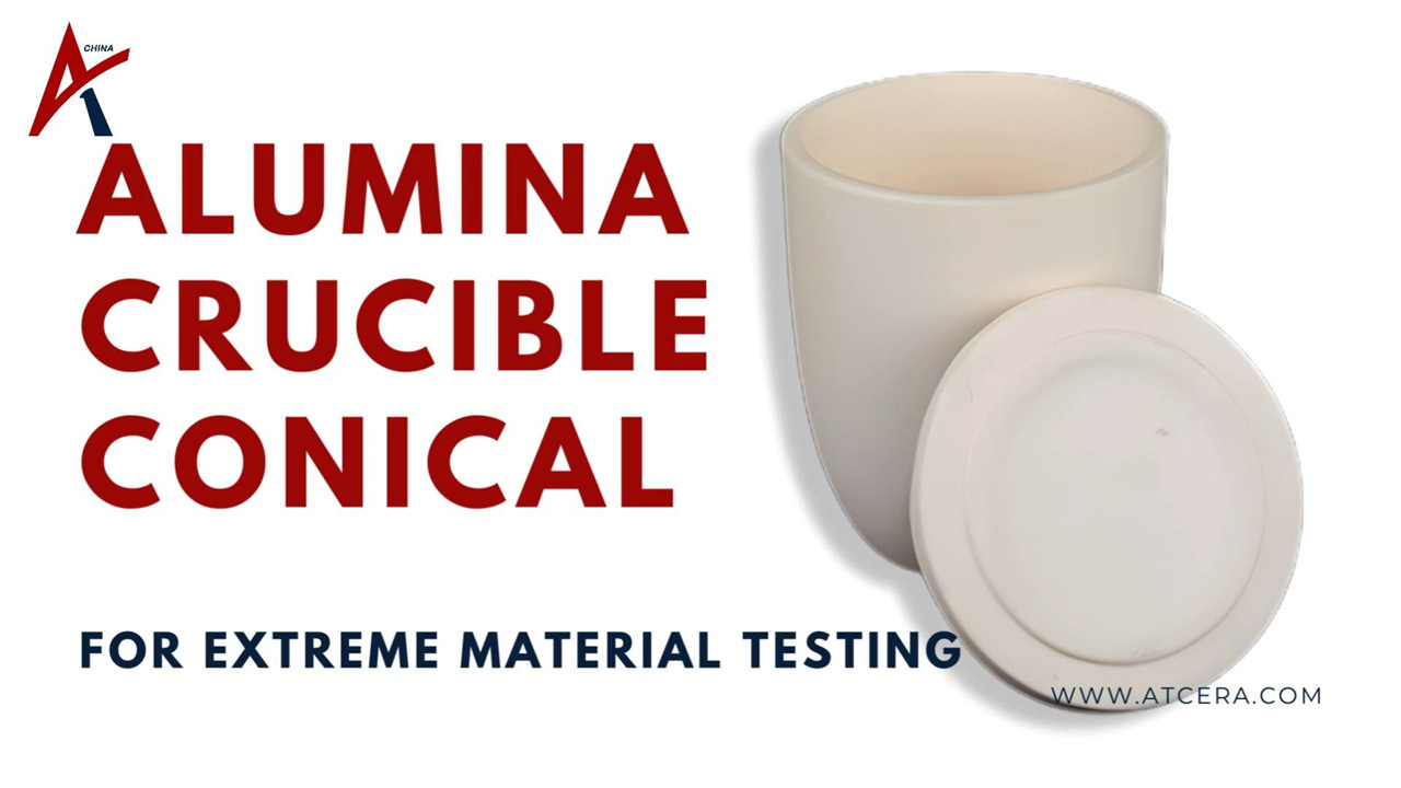 ATCERA丨Alumina Conical Crucible for Material Testing